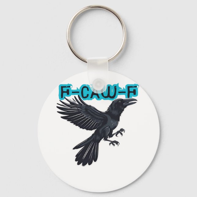 F Caw F Creative Casual Style Keychain (Front)