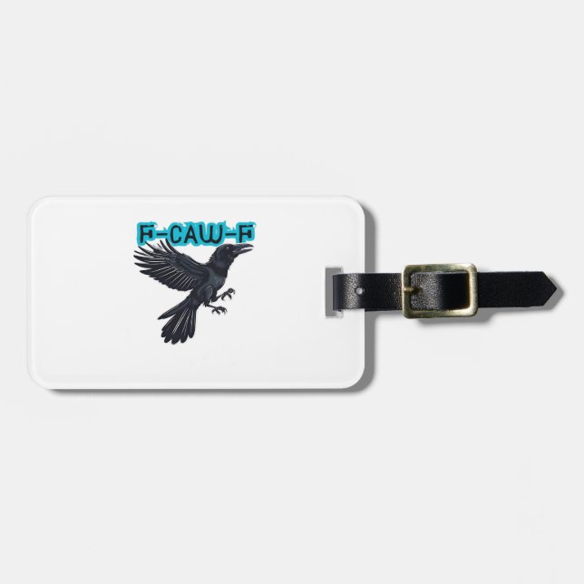 F Caw F Creative Casual Style Luggage Tag (Front Horizontal)