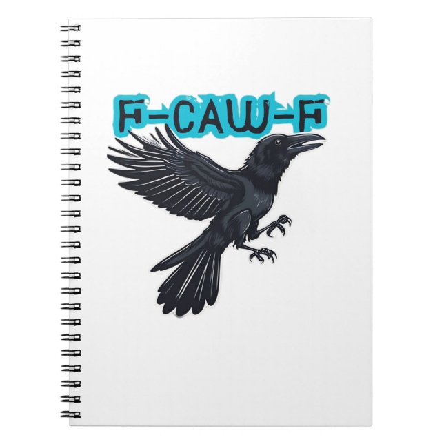 F Caw F Creative Casual Style Notebook (Front)