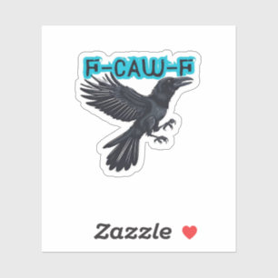 F Caw F Creative Casual Style Sticker
