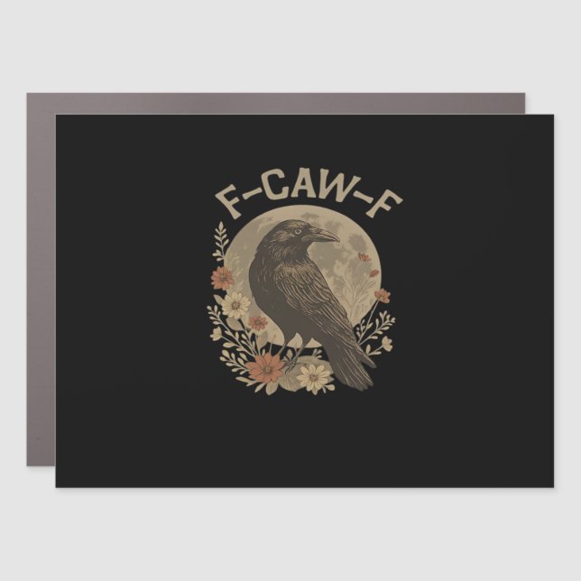 F-Caw-F Creative Style Car Magnet (Front)