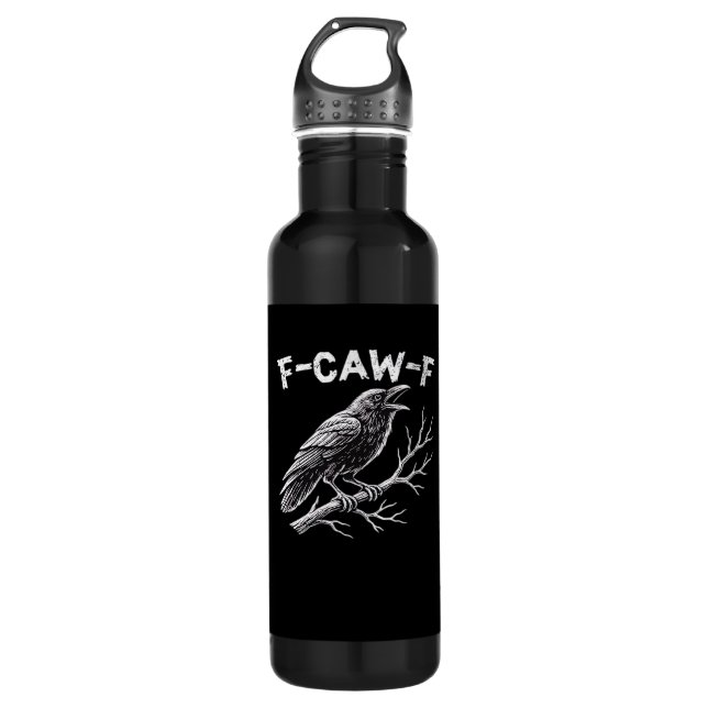 F-Caw-F Creative Style Stainless Steel Water Bottle (Front)