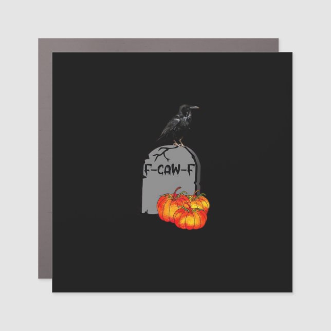 F-Caw-F Crow Classic Retro Cool Car Magnet (Front)