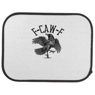 F Caw F Crow Creative Casual Car Floor Mat