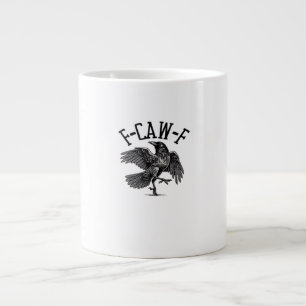 F Caw F Crow Creative Casual Giant Coffee Mug