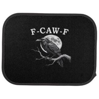F-Caw-F Crow Funny Crow F-Caw-F Gear Creative Styl Car Floor Mat