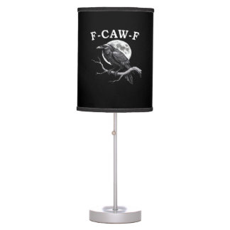 F-Caw-F Crow Funny Crow F-Caw-F Gear Creative Styl Table Lamp