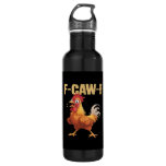 F-Caw-F Crow Gothic Funny Humor Stainless Steel Water Bottle