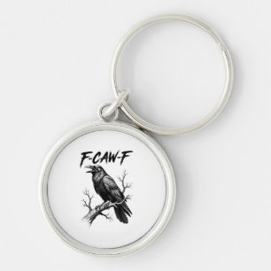F Caw F Crow Lover Raven Meme Classic Style Keychain