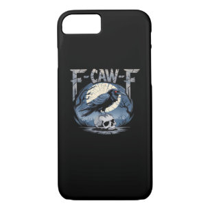 F-Caw-F Crow Moonlit Raven Classic iPhone 8/7 Case