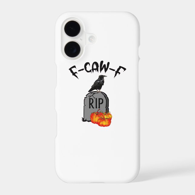 F Caw F Crow Retro Cool Iphone Case (Back)