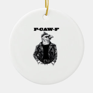 F-Caw-F Essential Aesthetic Design Ceramic Ornament