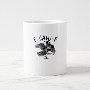 F Caw F Essential Classic Aesthetic Giant Coffee Mug
