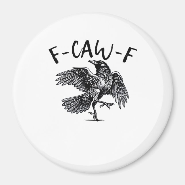 F Caw F Essential Classic Aesthetic Magnet (Front)