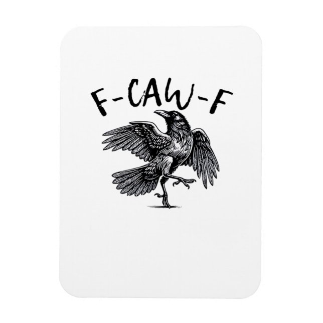 F Caw F Essential Classic Aesthetic Magnet (Vertical)