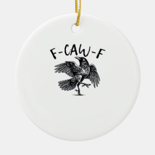 F-Caw-F Essential Classic Style Ceramic Ornament
