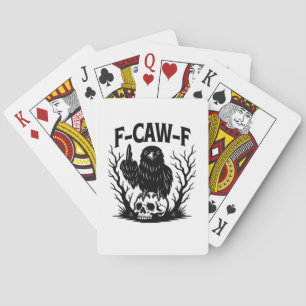 F Caw F Essential Cool Unique Style Poker Cards