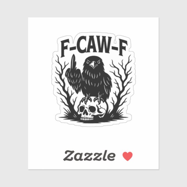 F Caw F Essential Cool Unique Style Sticker (Sheet)
