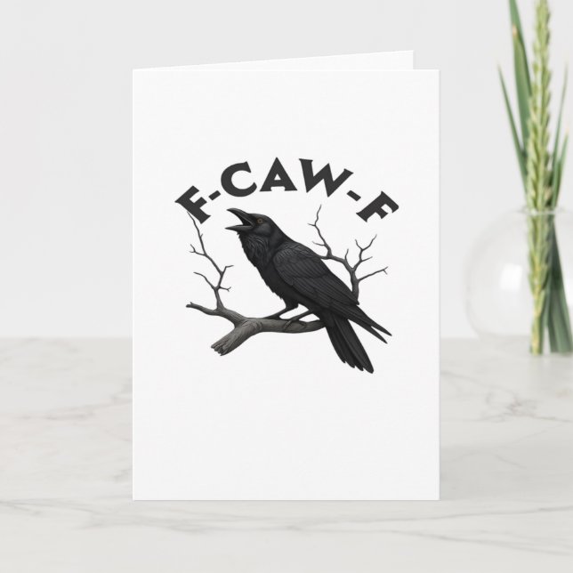 F Caw F Essential Creative Aesthetic Card (Front)