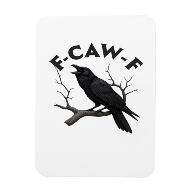 F Caw F Essential Creative Aesthetic Magnet (Vertical)