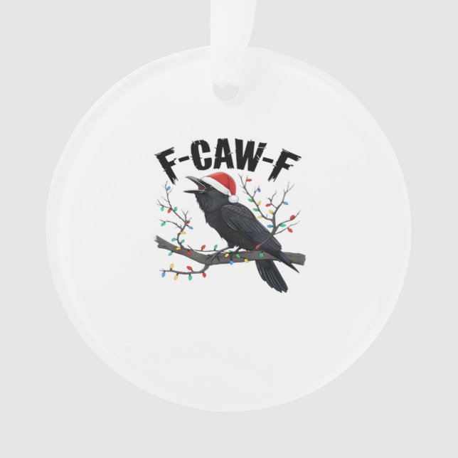 F Caw F Essential Creative Casual Style Ornament (Front)