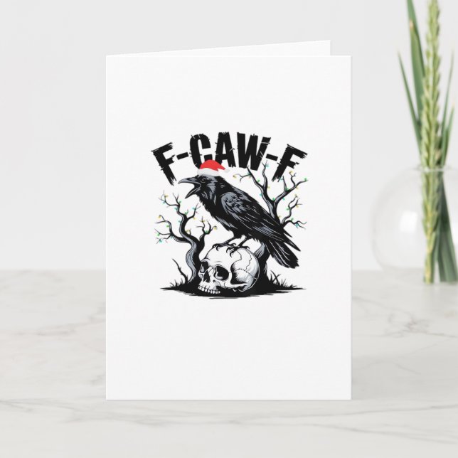 F-Caw-F Essential Funny Quote Card (Front)
