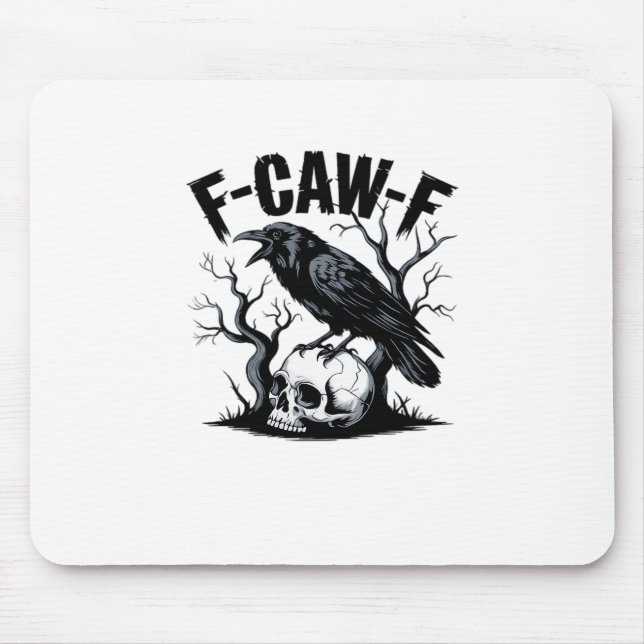 F Caw F Essential Minimal Clean Design Mouse Pad (Front)