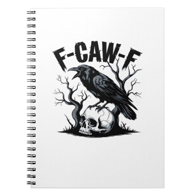 F Caw F Essential Minimal Clean Design Notebook (Front)