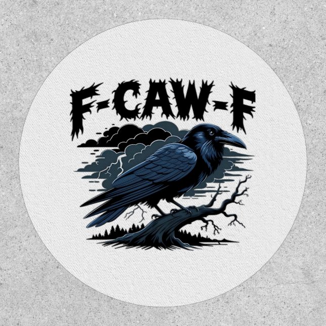 F-Caw-F Essential Retro Classic Patch (Front)