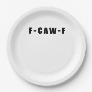 F-Caw-F Essential Simple Clean Paper Plates