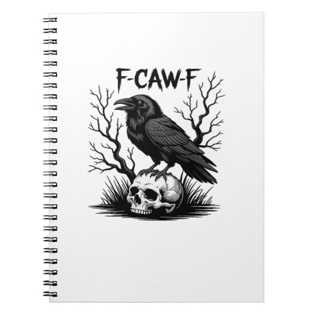 F Caw F Essential Vintage Cool Look Notebook (Front)