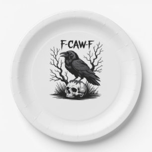 F-Caw-F Essential Vintage Cool Paper Plates