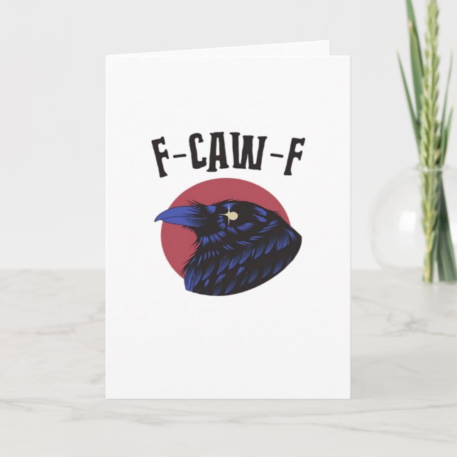 F Caw F Essential Vintage Graphic Look Card (Front)
