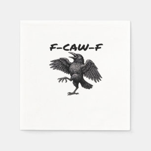 F-Caw-F Essential Vintage Graphic Napkins