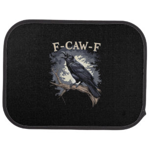 F Caw F Funny Bird Crow Creative Casual Design Car Floor Mat
