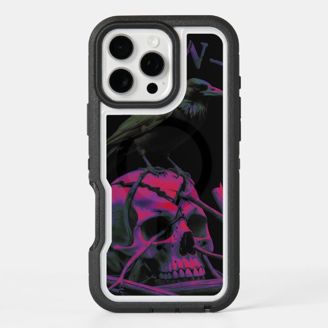 F-Caw-F Funny Black Crow Bird Otterbox iPhone Case (Back)