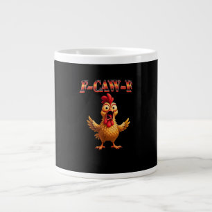 F-Caw-F Funny Chicken Classic Aesthetic Design Giant Coffee Mug