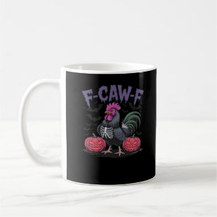 F Caw F Funny Chicken Classic Simple Clean Style Coffee Mug