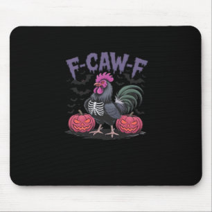 F Caw F Funny Chicken Classic Simple Clean Style Mouse Pad