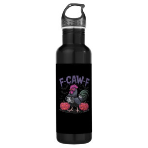F Caw F Funny Chicken Classic Simple Clean Style Stainless Steel Water Bottle