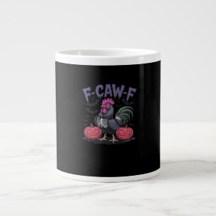 F-Caw-F Funny Chicken Classic Simple Style Giant Coffee Mug