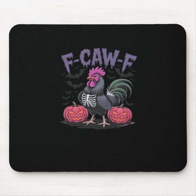 F-Caw-F Funny Chicken Classic Simple Style Mouse Pad (Front)
