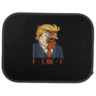 F Caw F Funny Chicken Classic Vintage Cool Style Car Floor Mat
