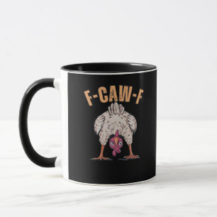 F-Caw-F Funny Chicken Classic Vintage Graphic Mug