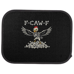 F Caw F Funny Chicken Halloween Cool Unique Style Car Floor Mat