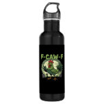 F-Caw-F Funny Chicken Halloween Vintage Classic Stainless Steel Water Bottle