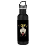 F-Caw-F Funny Chicken Humor F-Caw-F Quote Rooster  Stainless Steel Water Bottle