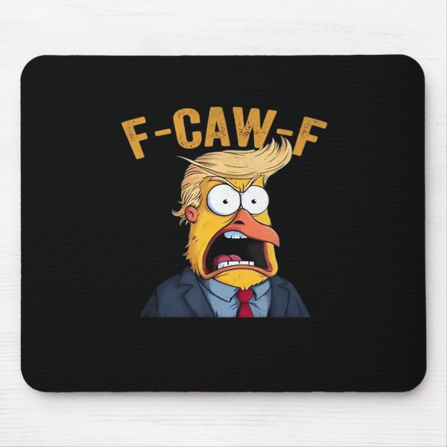 F-Caw-F Funny Chicken Rooster Classic Mouse Pad (Front)