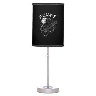 F-Caw-F Funny Crow Guitar Halloween Bird Music Vin Table Lamp