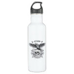 F-Caw-F Funny Crow Halloween Vintage Design Stainless Steel Water Bottle